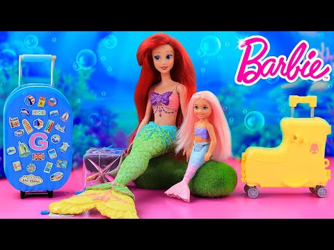 Barbie Mermaid Toddler Packing for Vacation