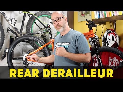 How to adjust your rear derailleur on a  mountain bike