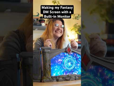I made a DM Screen that’s also an elven portal