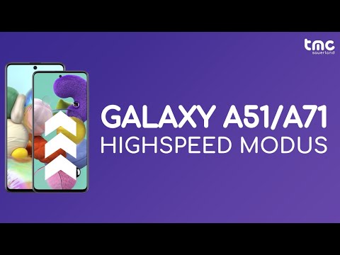 Highspeed Modus auf dem Galaxy A51 und A71 - Deutsch