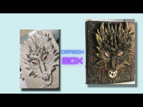 Làm "HỘP RỒNG" từ đất sét và xốp (dự án mẫu)