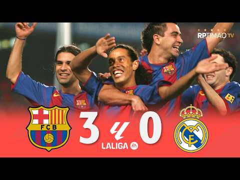 Barcelona 3 x 0 Real Madrid ● La Liga 04/05 Extended Goals & Highlights ᴴᴰ