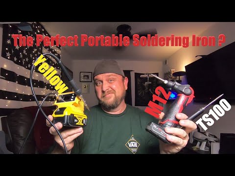 Mellif Cordless Soldering Station Powered By Dewalt 20V Batteries