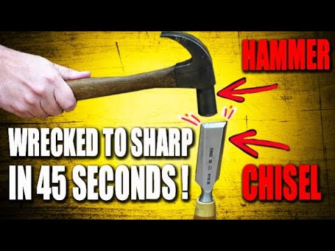 Why I use a drill and a hammer to sharpen now.
