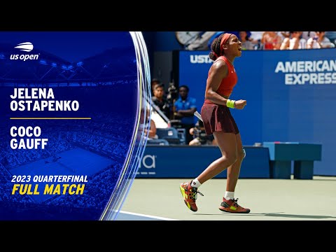 Jelena Ostapenko vs. Coco Gauff Full Match | 2023 US Open Quarterfinal