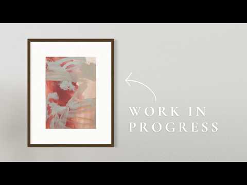 Creating abstract paintings for art prints