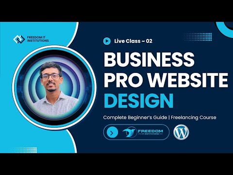 Professional WordPress Business Website Design | Complete Setup for Beginners