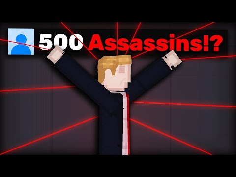 Can I Survive Being HUNTED By 500 Assassins?