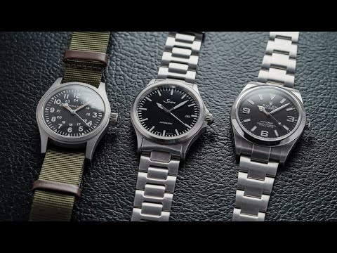 A $500 vs. $1500 vs. $6500 Watch Comparison - Hamilton, Sinn, & Rolex (What's the Difference?)