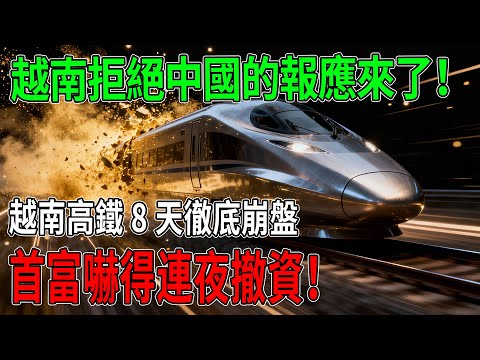 不用中國高鐵的代價！越南首富連夜撤資逃命，千億項目8天徹底崩盤！ #越南高鐵 #中國基建 #越南經濟 #範日旺 #中越關系 #一帶一路 #泛亞鐵路 #西門子