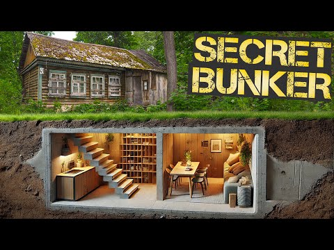 3 года в одном видео. От и до. Строим секретный бункер