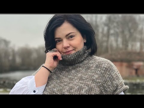 Мастер- класс по вязанию плечевого изделия сверху.