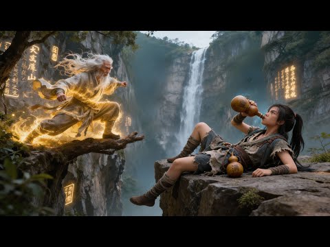 70-year-old killing god trained for decades, but defeated by drunk girl after comeback!