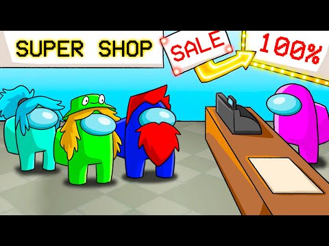 Among Us aber mit SHOP für SUPER WAFFEN!