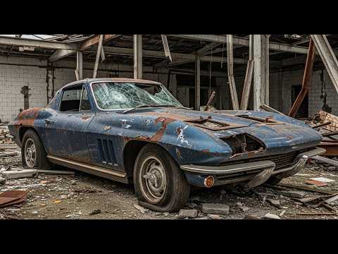 Full Restoration of Deep Blue Chevrolet Corvette C2 Sting Ray Build|Hushed Horsepower