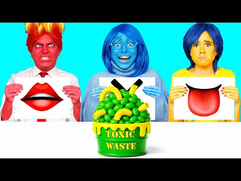 Откуси Лизни или Ничего Челлендж | Крутые Трюки с Едой с BaRaDa Challenge