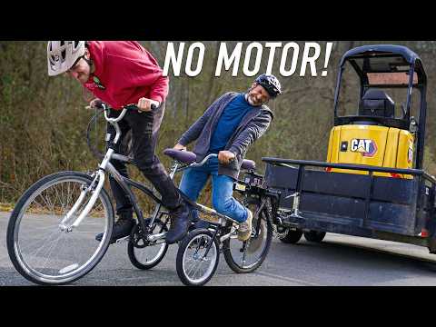 We Towed 15,000lb Uphill With a Bicycle (It took Months)