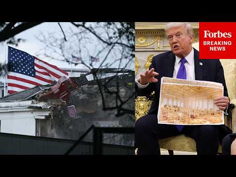 BREAKING NEWS: Trump Takes Questions From Reporters As East Wing Of White House Is Demolished