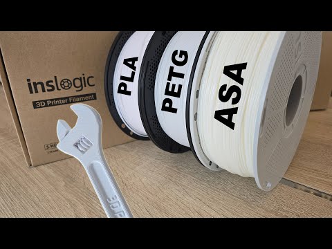 Inslogic PLA Pro vs PETG Pro vs ASA: Key Differences Explained