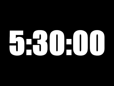 5 HOUR 30 MINUTE TIMER • 330 MINUTE COUNTDOWN TIMER ⏰ LOUD ALARM ⏰