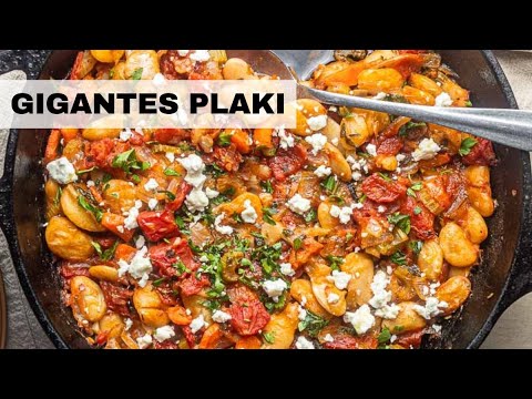 Gigantes Plaki | Greek Baked Beans Recipe