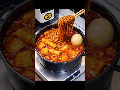 이건 상상도 못했음.. ㄷㄷ 미쳤다는 말밖에 안나오는 무인라면 편의점 떡볶이 레시피! Amazing Ramen Machine! Unmanned store / Korean food