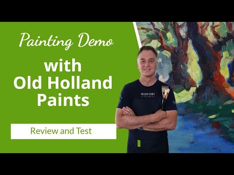 Vibrant Landscapes with Old Holland Paints 🎨 (How Good are They?)