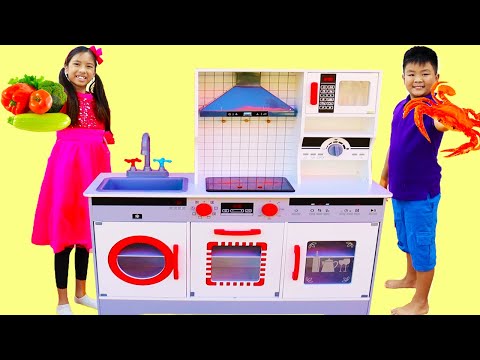 Wendy Pretend Play Cooking Toys Food Challenge for Kids