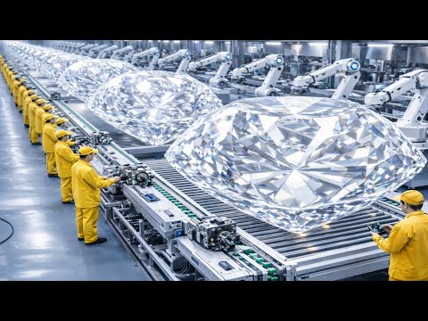Inside the World's Largest Diamond Factory | From Raw Diamonds to Luxury Jewelry (Full Process)