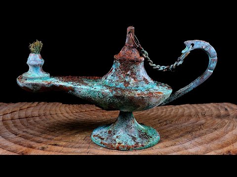 I Was Shocked to Open It! Aladdin's Mystical Lamp - Restoration ASMR