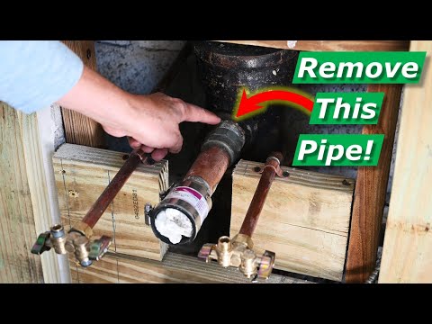 How To Remove Stuck Rusted Pipe From Cast Iron Plumbing Stack, PVC Conversion