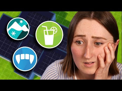 building in the sims but each room is a *different* pack