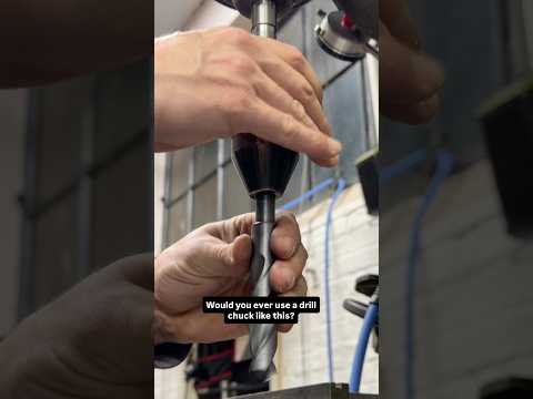 Would you try this drill press? #machineshop #danger