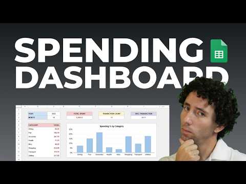 How to Build a Spending Dashboard in Google Sheets