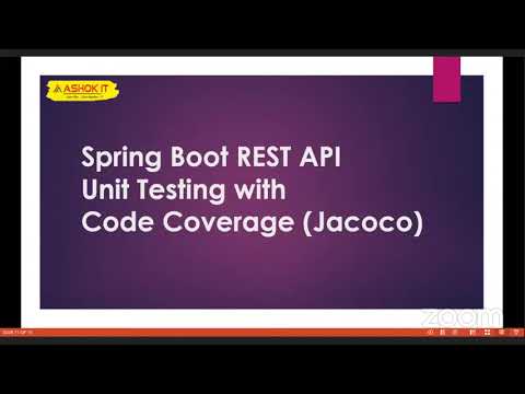 Spring Boot Rest API Unit Testing with Code Coverage | Ashok IT