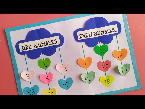 Odd And Even Number Project | Mathematics Project For kids | Math's TLM