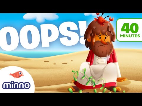 6 Big MISTAKES Made in the Bible (and How God FIXED Them!) | 40 Minutes of Bible Stories for Kids