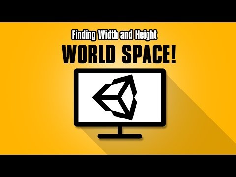 Unity 3D: Finding Width and Height in World Space!