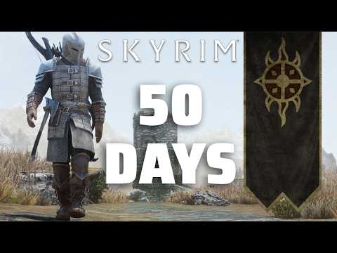 I Spent 50 Days In Skyrim Legendary Difficulty Becoming A Dawnguard Knight