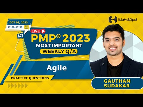 Agile PMP questions – Live Q&A (October 03 -2023 with EDUHUBSPOT)