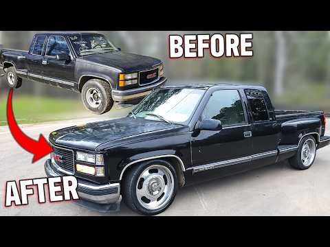 I Bought a $900 Truck to Build a BUDGET SLAMMED TRUCK