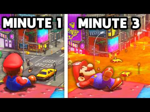 Mario Odyssey but Lava Rises in Every Kingdom