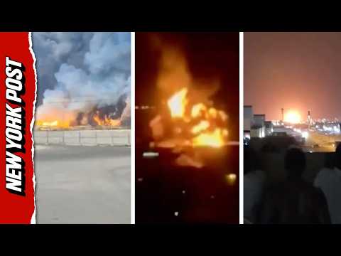 Iran Unleashes Intense Retaliation on Gulf Oil Facilities