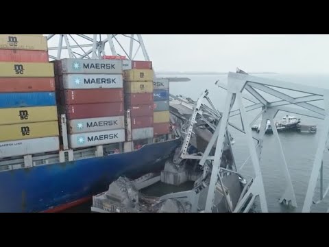 Search efforts paused after 2 bodies found in Baltimore bridge collapse