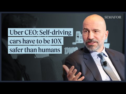 Uber CEO Dara Khosrowshahi: Self-driving cars have to be 10 times safer than humans