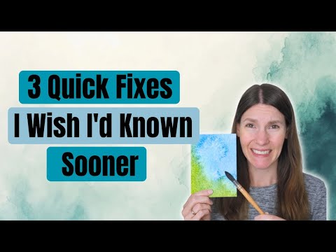 3 Common Watercolor Mistakes: How to Prevent and Fix Them