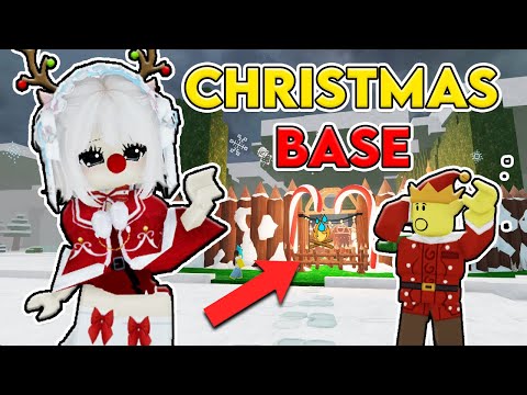 I Built the CUTEST CHRISTMAS BASE IN 99 NIGHTS