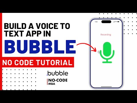 Build an AI voice to text app w/ Bubble and the Whisper API in 20 minutes (no-code)