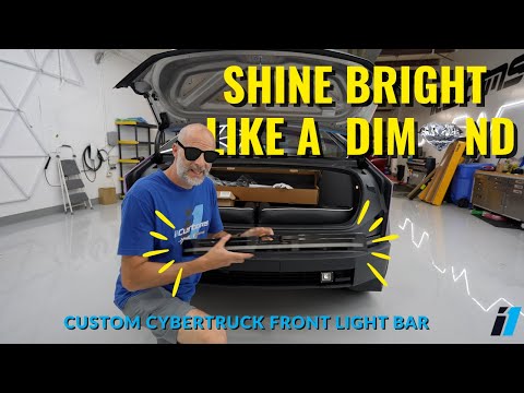 Make YOUR CUSTOM CYBERTRUCK shine BRIGHT like a DIMOND! - NEW LIGHT BAR!