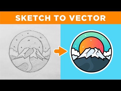 Adobe Illustrator Tutorial: Create a Vector Logo from a Sketch in 2024!